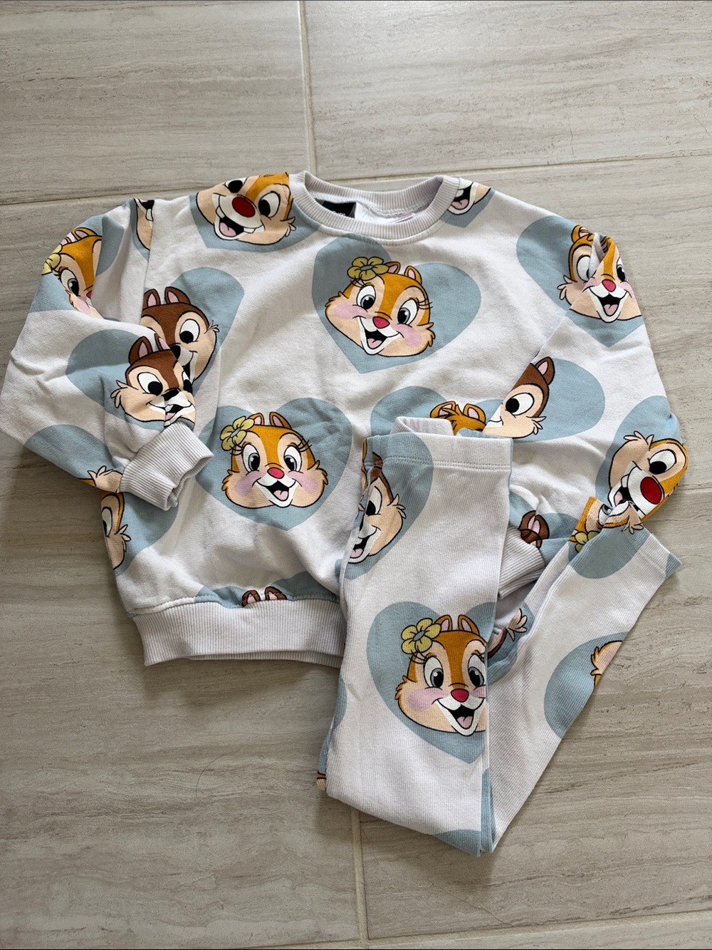 Zara x Disney Chip and Dale Girls Set